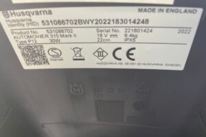 Husqvarna Automower® 315 Mark II – tweedehands – 970526812_2DH - Image 3